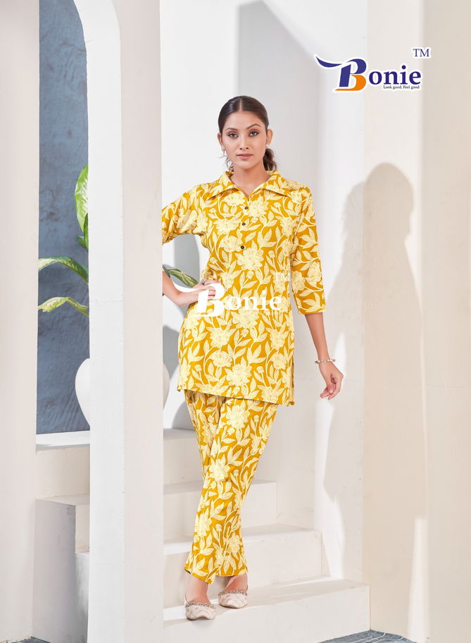 Pearl By Bonie Rayon Printed Cord Set Western Wear Wholesale Shop In Surat